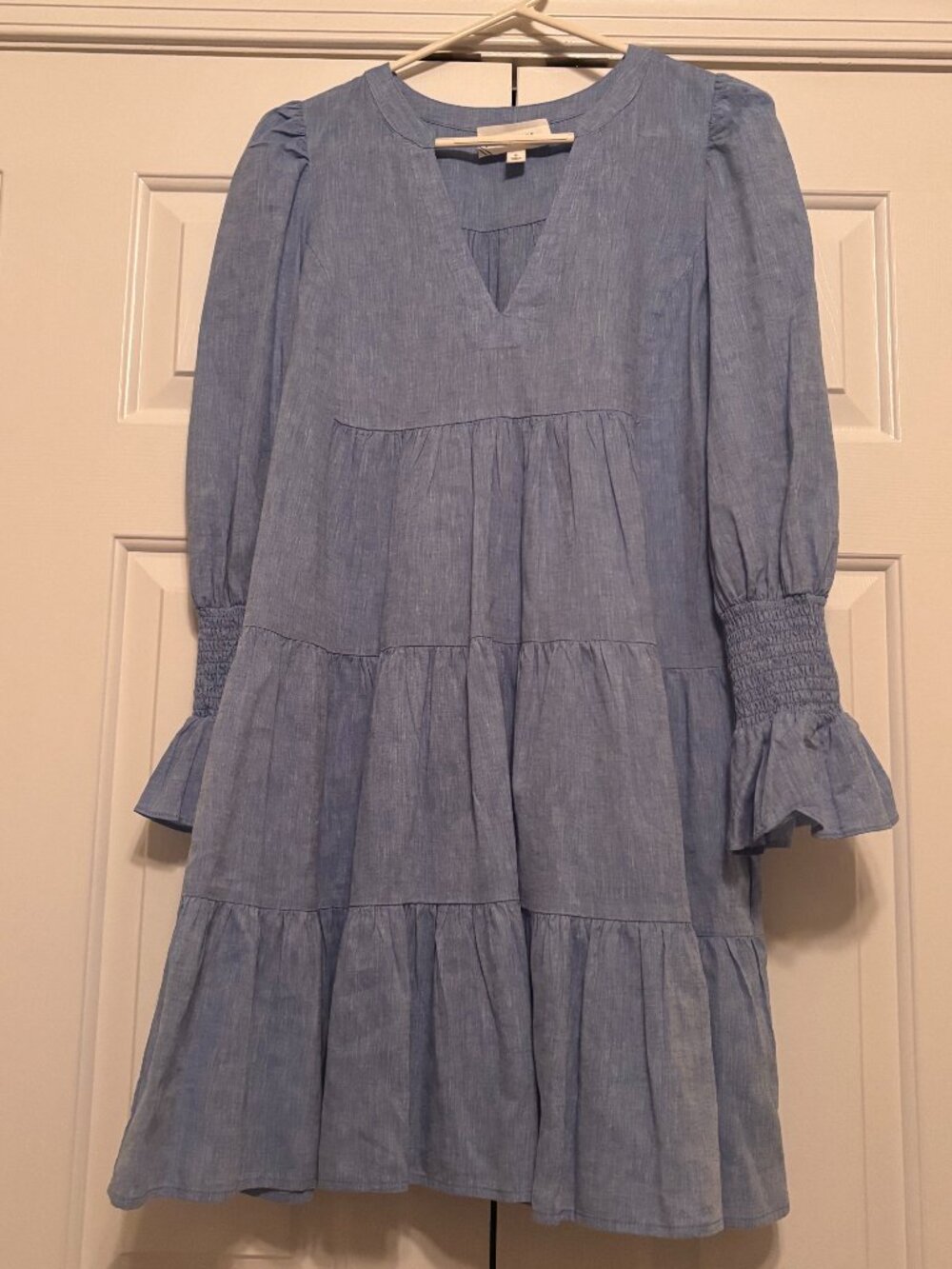 Tuckernuck's Pomander Place Kenzo Dress - Chambray - Size Small